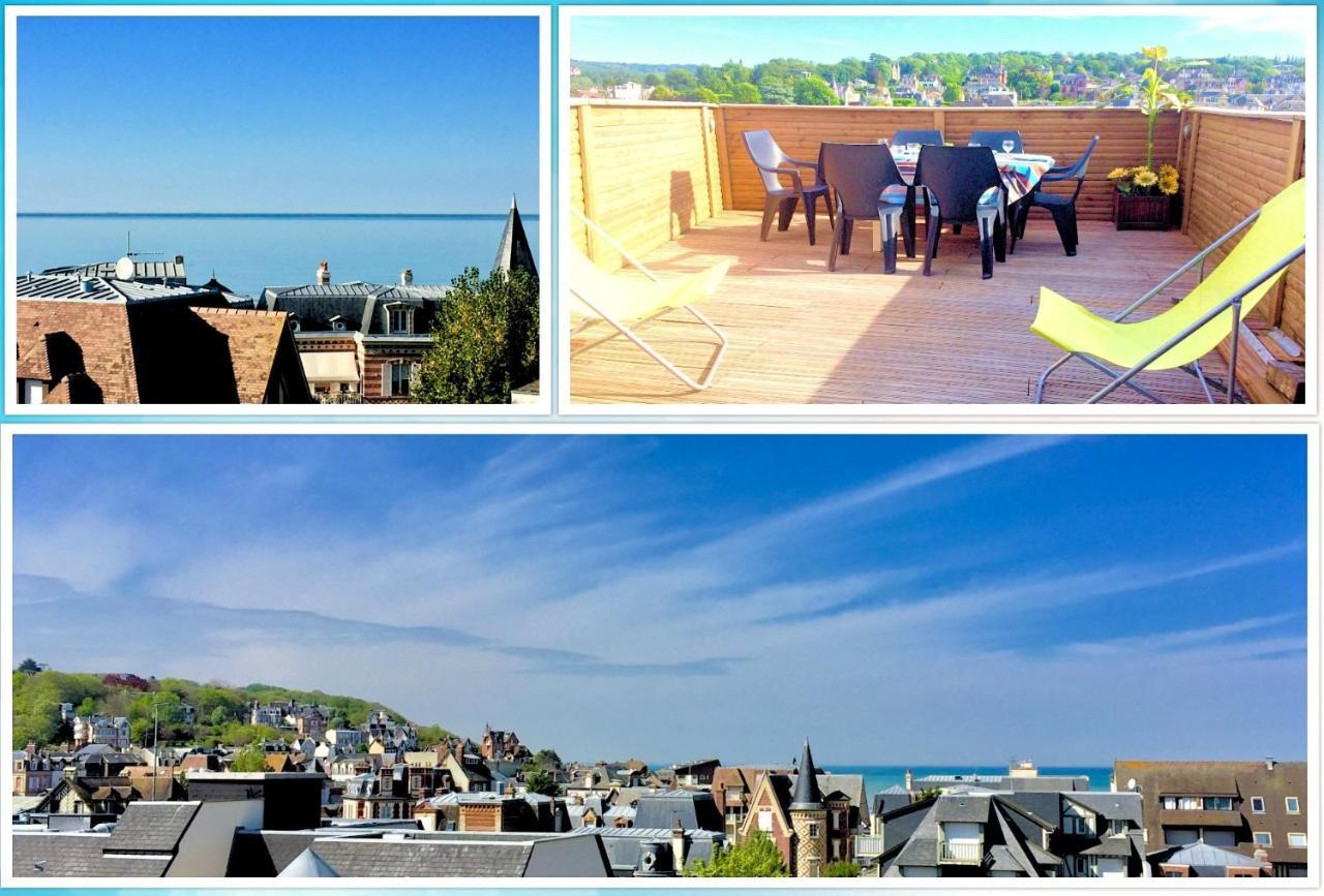 Vue Mer Panoramique Incroyable - Lesparisnormands - Centre Et Plage A 50M Villers-sur-Mer Exteriör bild